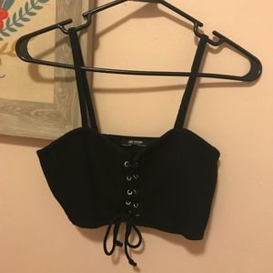 Zara Lace Up Crop Top